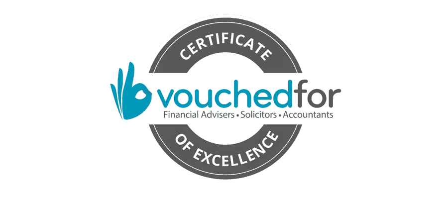 Vouched For certificate of excellence